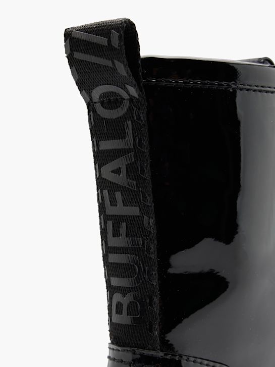 Buffalo Botki sznurowane Czarny 96816 6