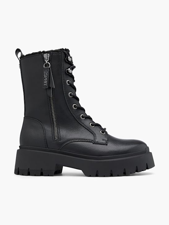 ESPRIT Botki sznurowane Czarny 96857 1