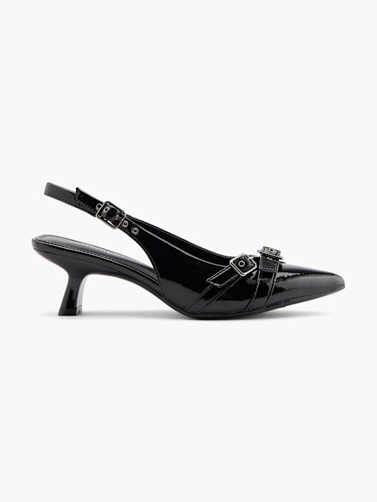 Catwalk Décolleté con cinturino Nero 96973 1