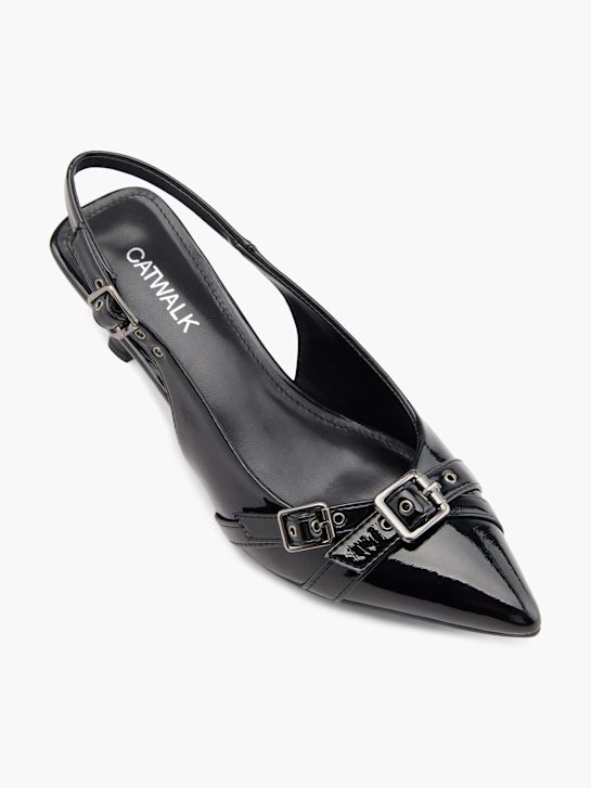 Catwalk Décolleté con cinturino Nero 96973 2