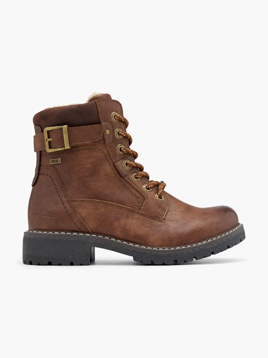 TOM TAILOR Schnürstiefelette Cognac 96991 1