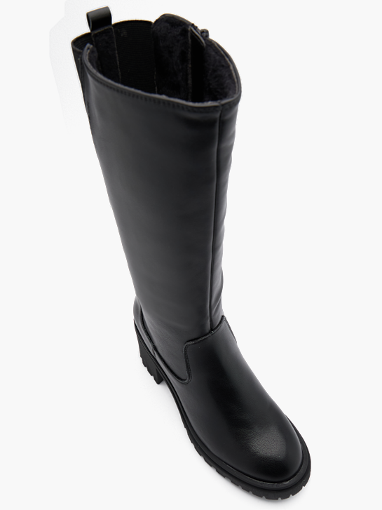TOM TAILOR Kozačky Černá 96993 2