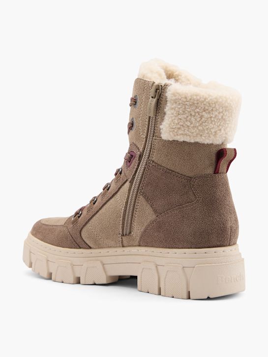 Bench Schnürboots Taupe 97028 3