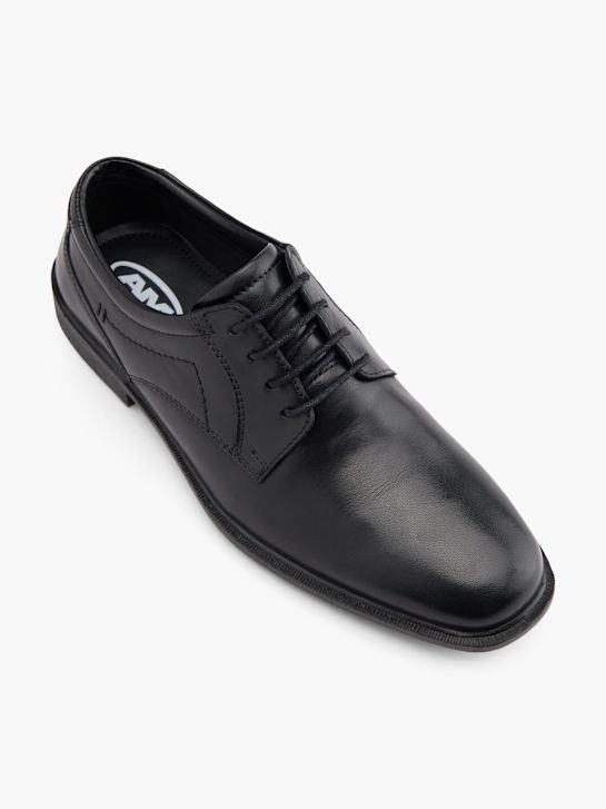 AM SHOE Společenská obuv Černá 97063 2