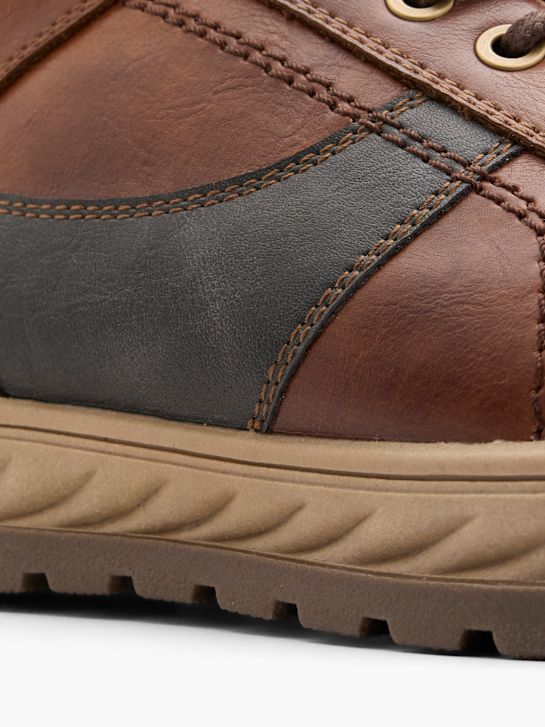 AM SHOE Auliniai batai su raišteliais Ruda 97675 5