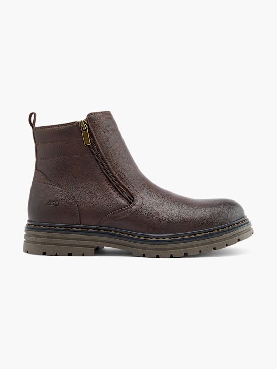 AM SHOE Klasická členková obuv Hnedá 97676 1