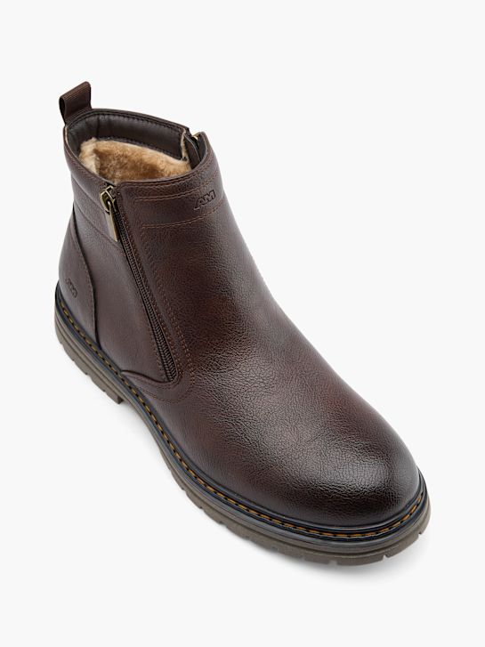 AM SHOE Klasická členková obuv Hnedá 97676 2