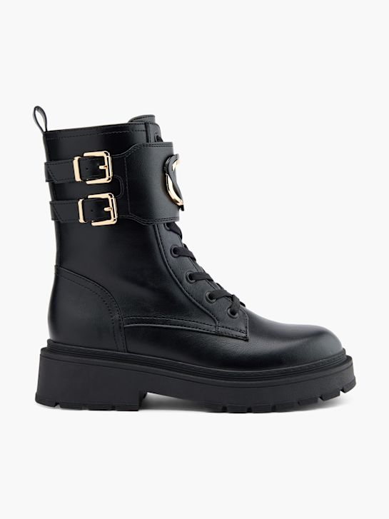 Catwalk Bota com cordões Preto 97692 1