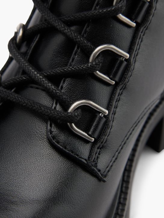 Catwalk Ghete cu șireturi Negru 97693 5