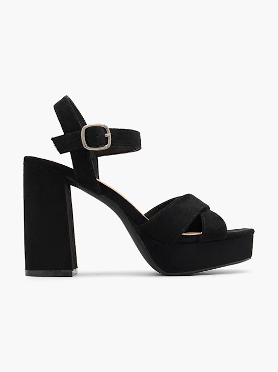 Graceland Zapatos abiertos de tacón Negro 97631 1