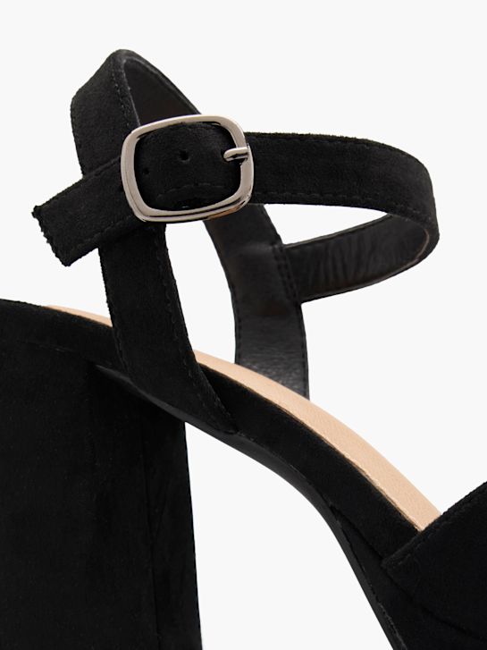 Graceland Zapatos abiertos de tacón Negro 97631 6