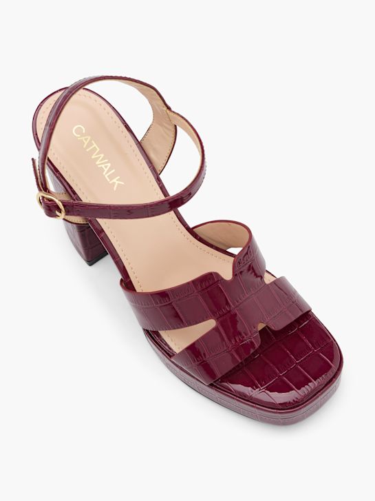 Catwalk Sandalias de tacón Rojo 97637 2