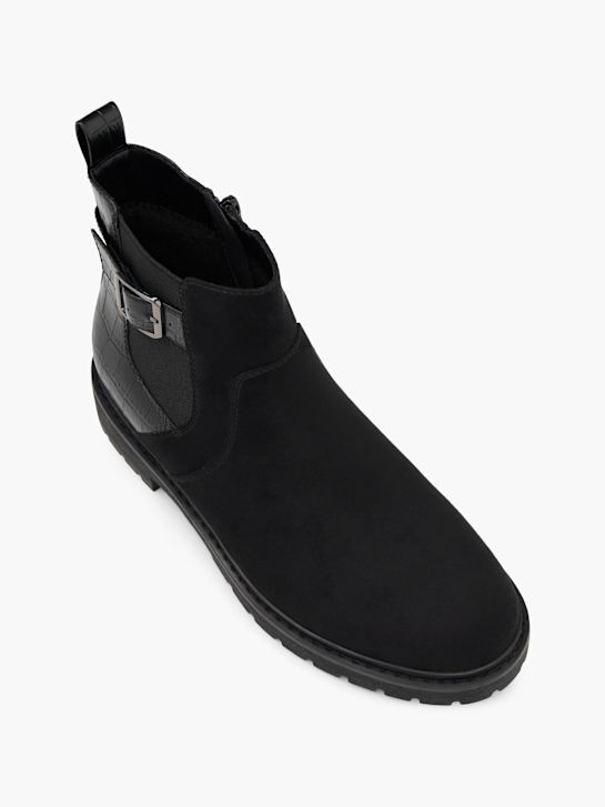 Graceland Højhælet chelsea boot Sort 97782 2