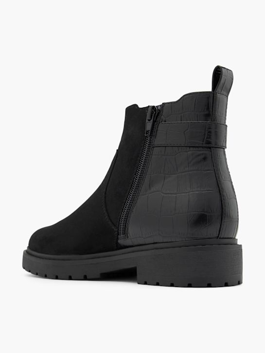 Graceland Højhælet chelsea boot Sort 97782 3