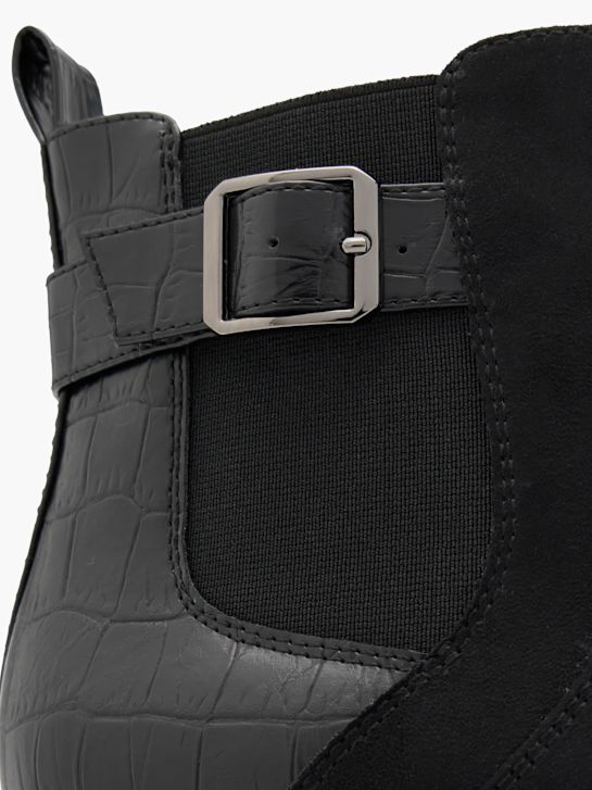 Graceland Højhælet chelsea boot Sort 97782 5