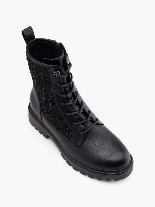 Graceland Bottes à lacets Noir 97785 2