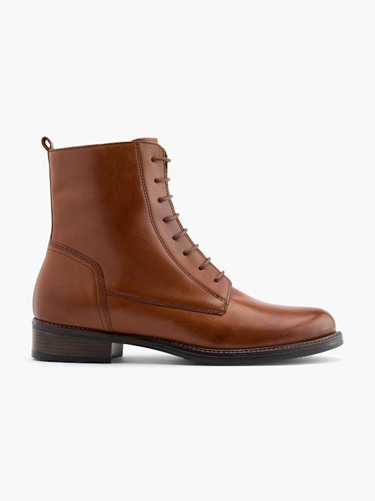 5th Avenue Ankelboot med snörning Konjak 98103 1