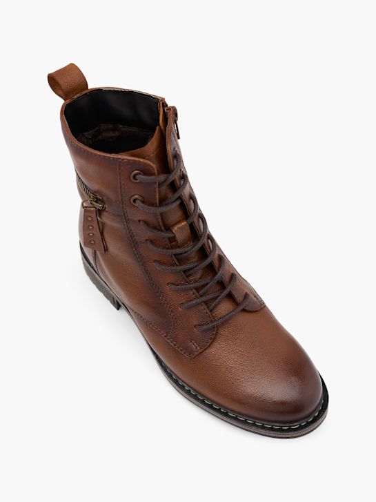 5th Avenue Schnürstiefelette Cognac 98107 2
