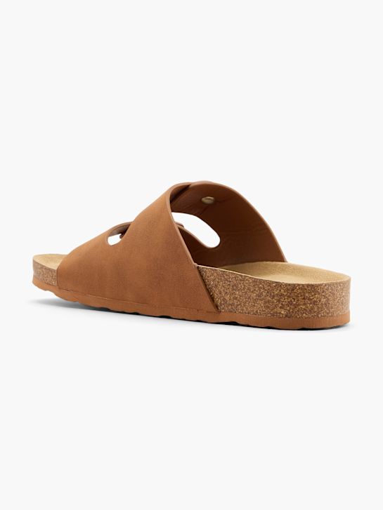 Björndal Chinelo com palmilha alta Castanho 97999 4