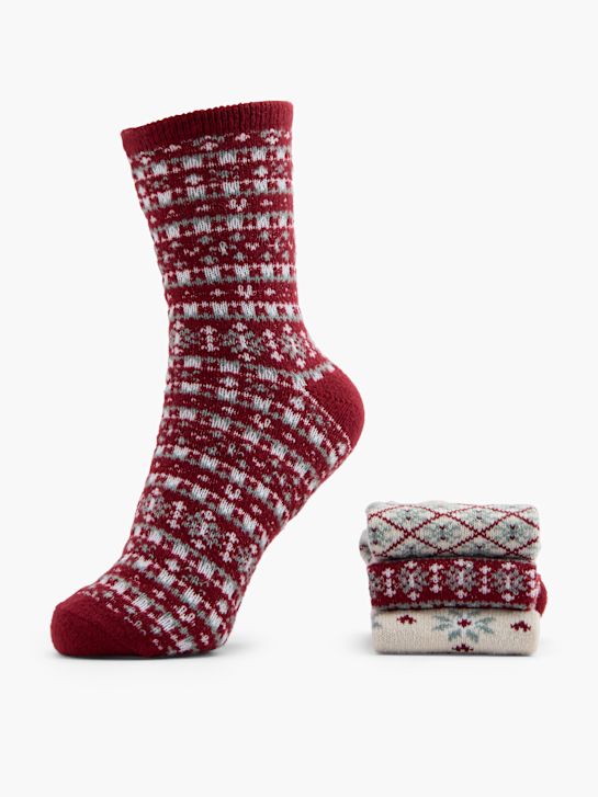 Cosy Nature Socken Burgunder 98565 1