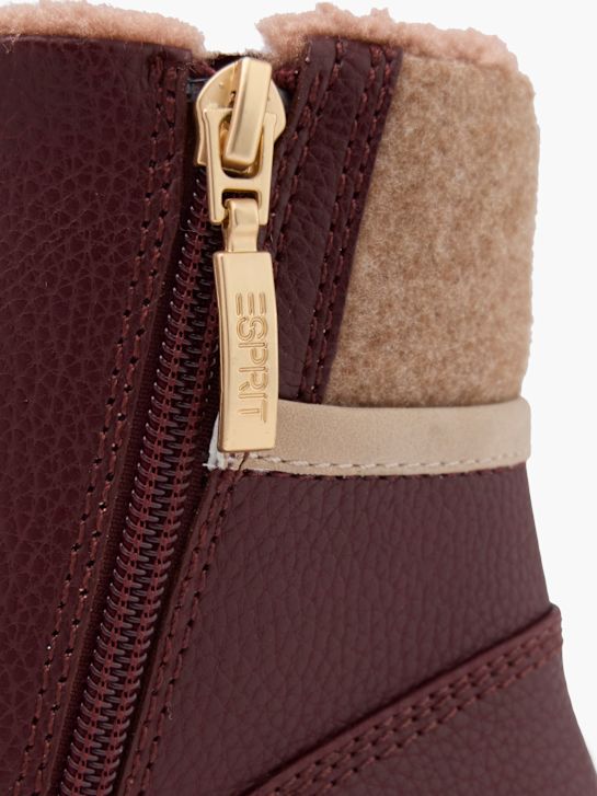 ESPRIT Bottes à lacets Bourgogne 98516 6