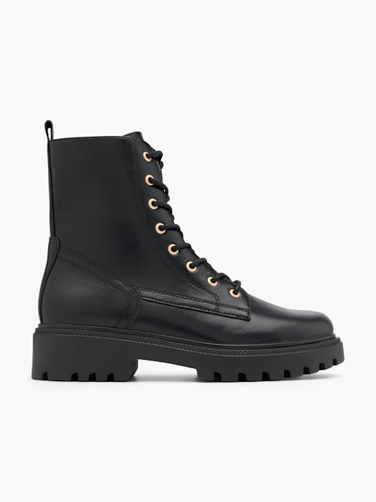 Catwalk Čizme s vezicama Crna 98737 1
