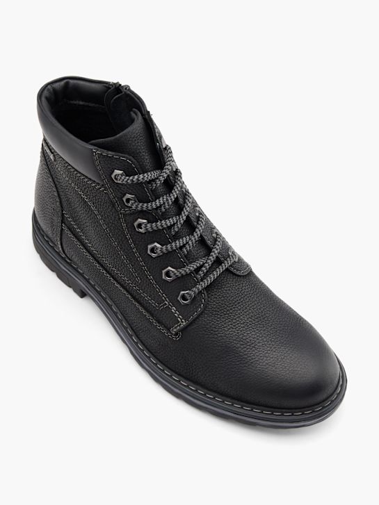 AM SHOE Schnürboots Schwarz 99039 2
