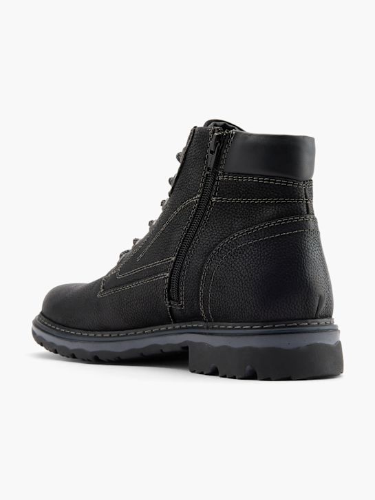 AM SHOE Ghete cu șireturi Negru 99039 3