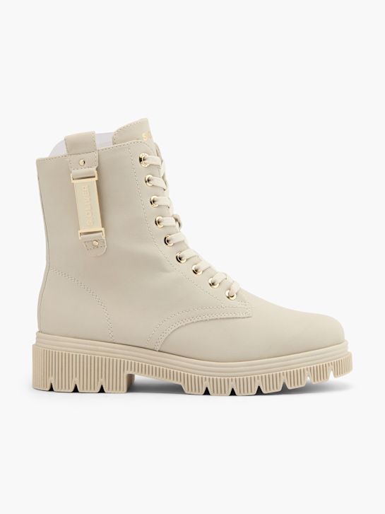 s.Oliver Bottes à lacets Crème 99141 1
