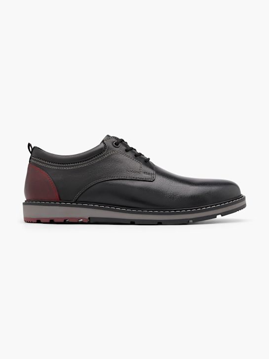 AM SHOE Businessschuh Schwarz 99287 1
