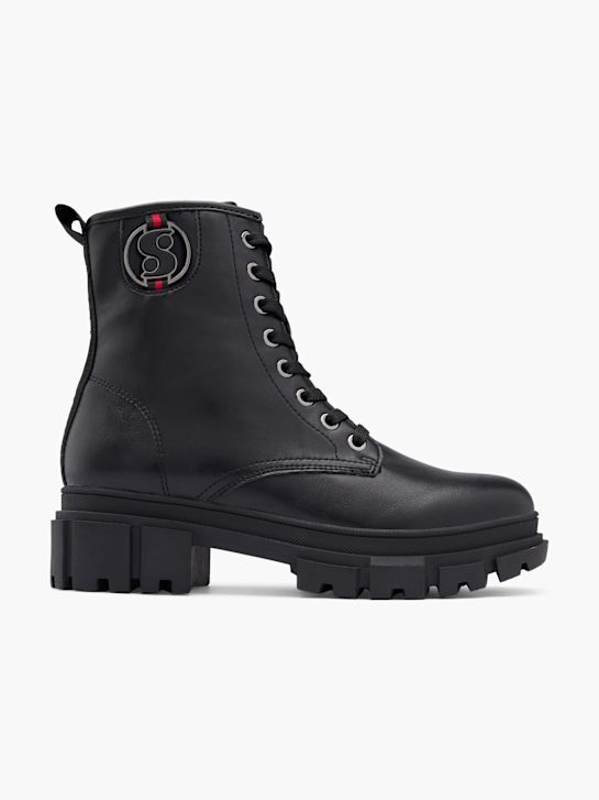 s.Oliver Schnürboots Schwarz 99385 1