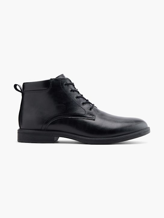 AM SHOE Botki sznurowane Czarny 100782 1