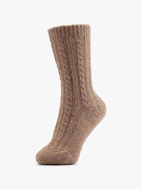 Cosy Nature Socken Taupe 100846 1