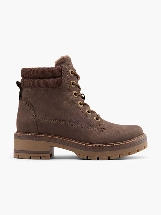 Graceland Bottes à lacets Marron 100883 1