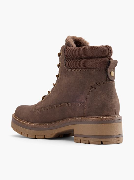 Graceland Bottes à lacets Marron 100883 3