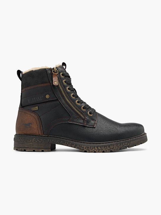 Mustang Bottes à lacets Noir 101260 1