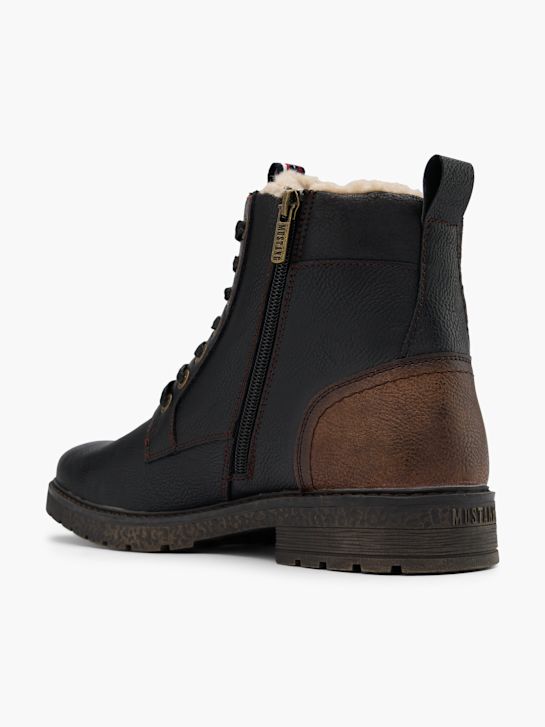 Mustang Bottes à lacets Noir 101260 3