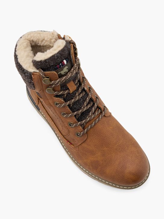 Mustang Schnürboots Cognac 101256 2