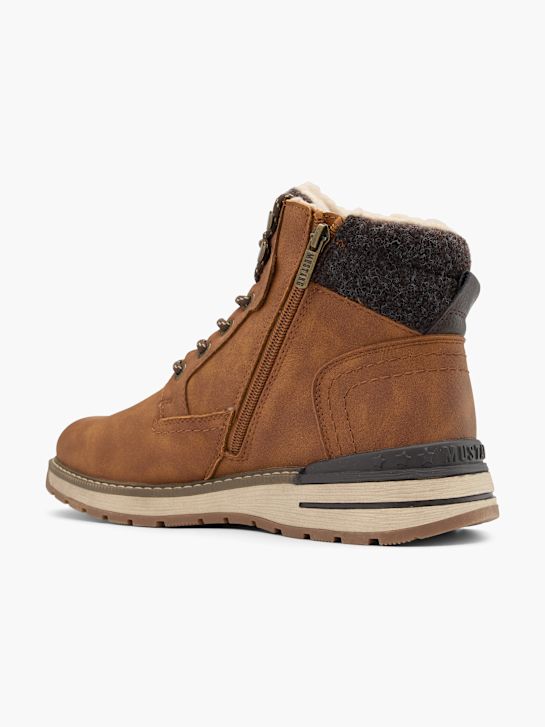 Mustang Schnürboots Cognac 101256 3