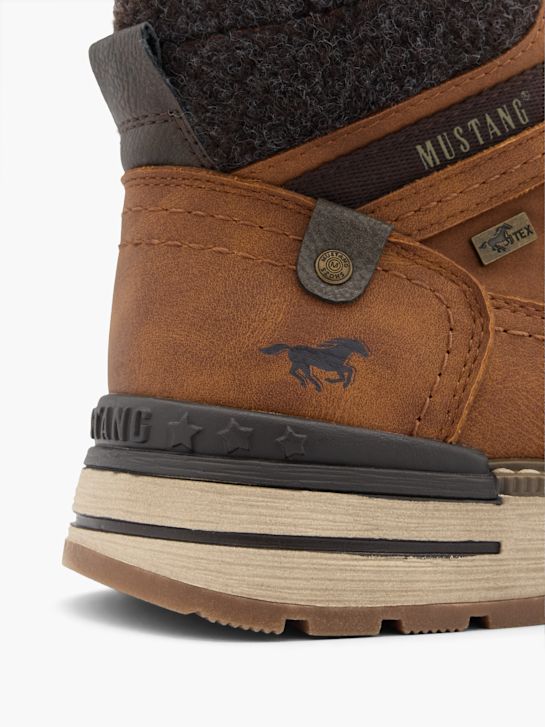 Mustang Schnürboots Cognac 101256 5