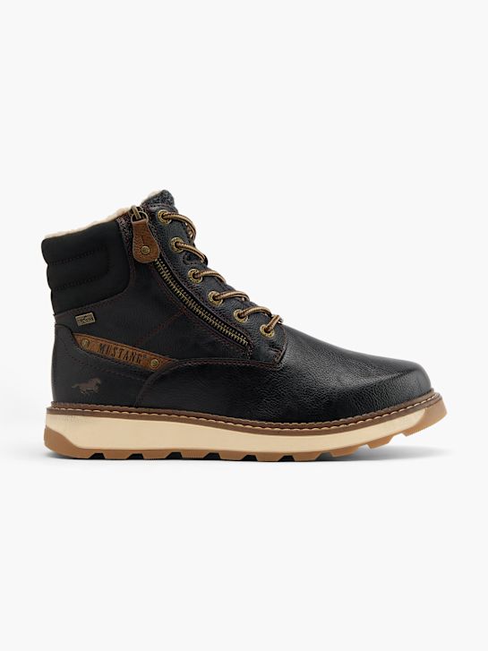 Mustang Bottes à lacets Noir 101261 1
