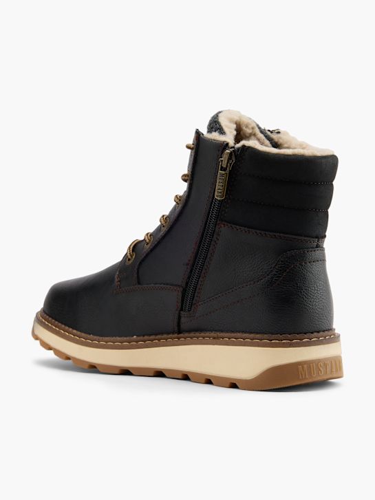 Mustang Schnürboots Schwarz 101261 3
