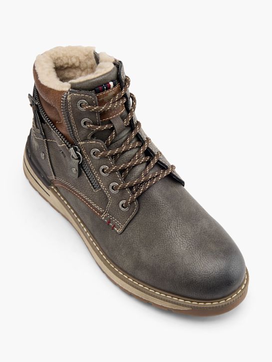 Mustang Bottes à lacets Gris 101255 2