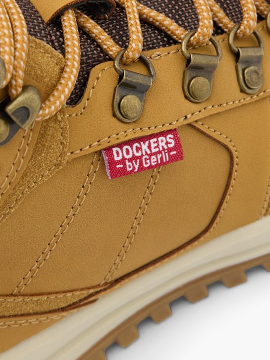 Dockers Bottes à lacets Beige 101328 5