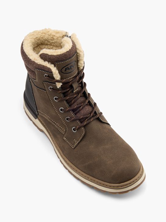 AM SHOE Bottes à lacets Marron 101325 2