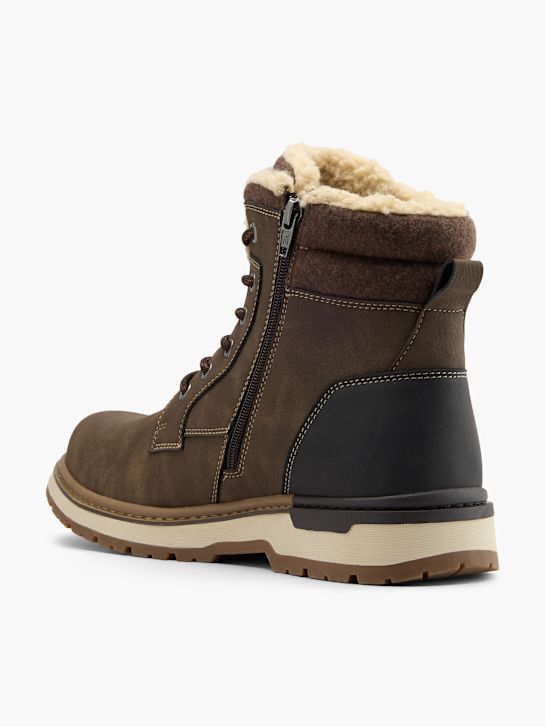 AM SHOE Bottes à lacets Marron 101325 3