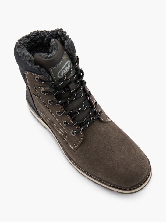 AM SHOE Bottes à lacets Marron 101326 2