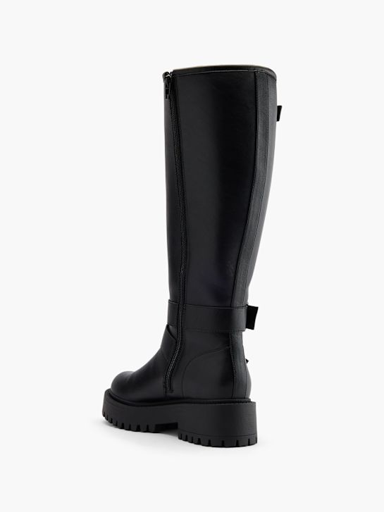 Catwalk Weitschaftstiefel Schwarz 101500 3