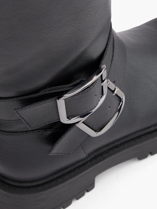 Catwalk Weitschaftstiefel Schwarz 101500 5