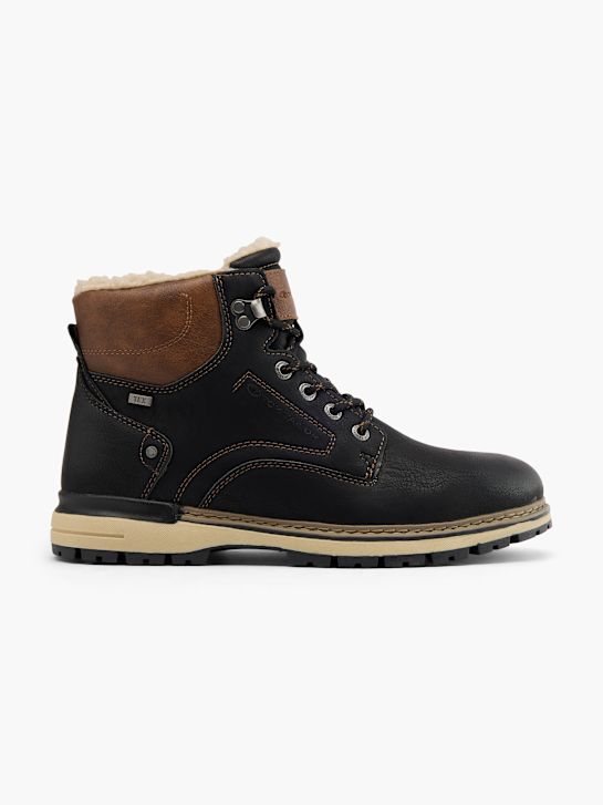 TOM TAILOR Schnürboots Schwarz 101528 1